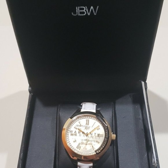 $900 MSRP|JBW Aria Gold-tone Case Gold-tone Diamond Dial Ladies Watch main image 4